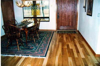 White oak plank